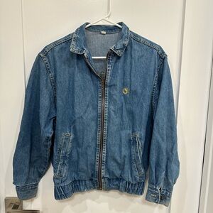Denim Cherokee bomber jacket